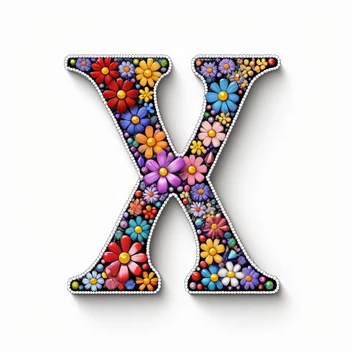 2255883744-illustration_letter_v_with_flowers_covered_in_colorful_microscopy_beads,_beaded_pointillism_style,_pixel_art._image_is_white_background.webp