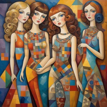 3402256724-a_painting_cropped_image_of_mosaic_of_blythe_dolls_with_a_70s,_by_laurel_burch,_with_many_fabrics_of_different_colors.webp